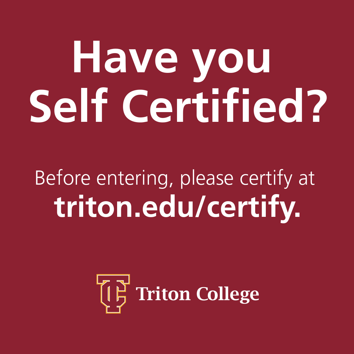 self certification
